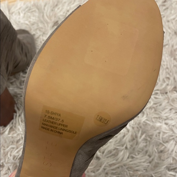 1. State Taupe Suede Ankle Booties brand new women’s 7.5 - Picture 7 of 12